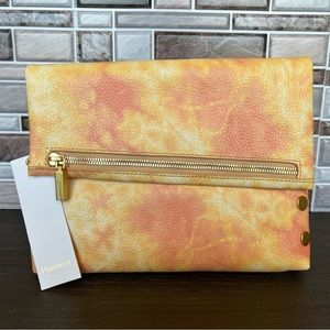 Hammitt medium VIP crossbody clutch in Marigold Mango Tie Dye NWT